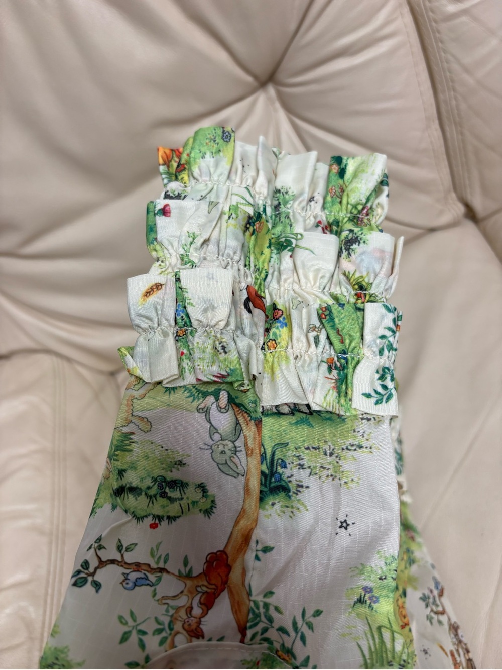 SOLD BAGGU x MOLLY GODDARD Baby Baggu Ruffle Reusable Tote Bag Woodlands Print - Picture 10 of 10